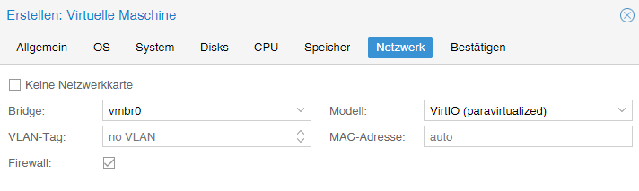VM network