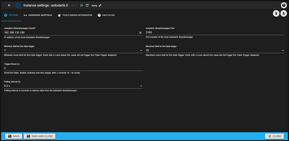 Configuration Screenshot