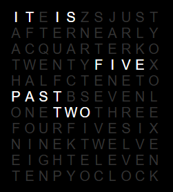 Widget Wordclock